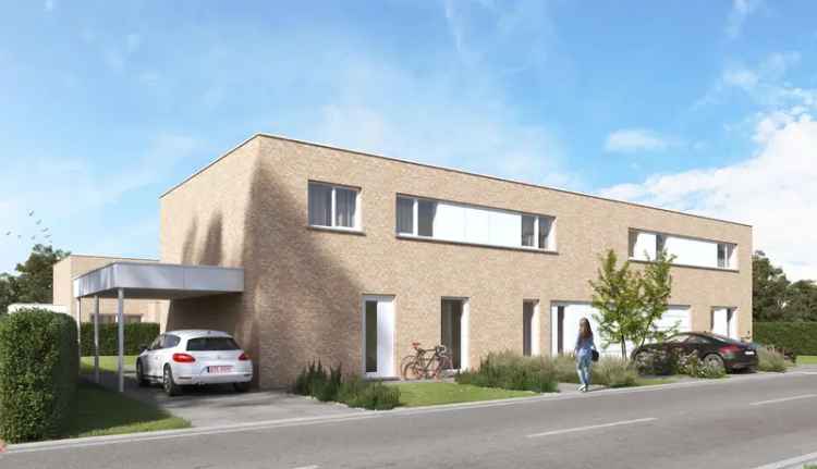 Huis kopen moderne geschakelde woningen in Langemark-Poelkapelle