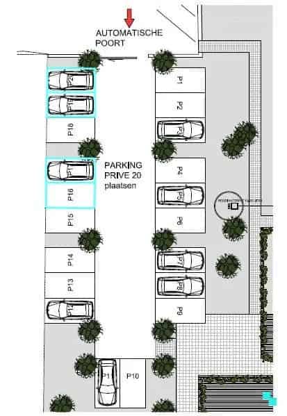 Parkeerplaatsen Oostrozebeke: Centraal gelegen