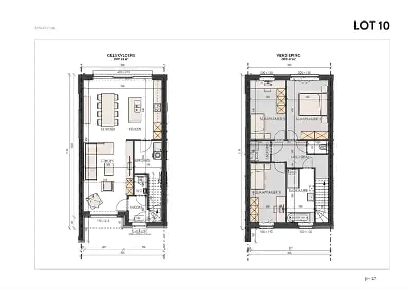 11 Nieuwe BEN Woningen Haaltert 3 slaapkamers Tuin