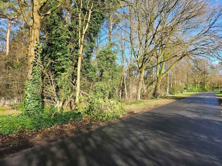 Bouwgrond te koop in Heide-Kalmthout met nabijgelegen natuurgebieden