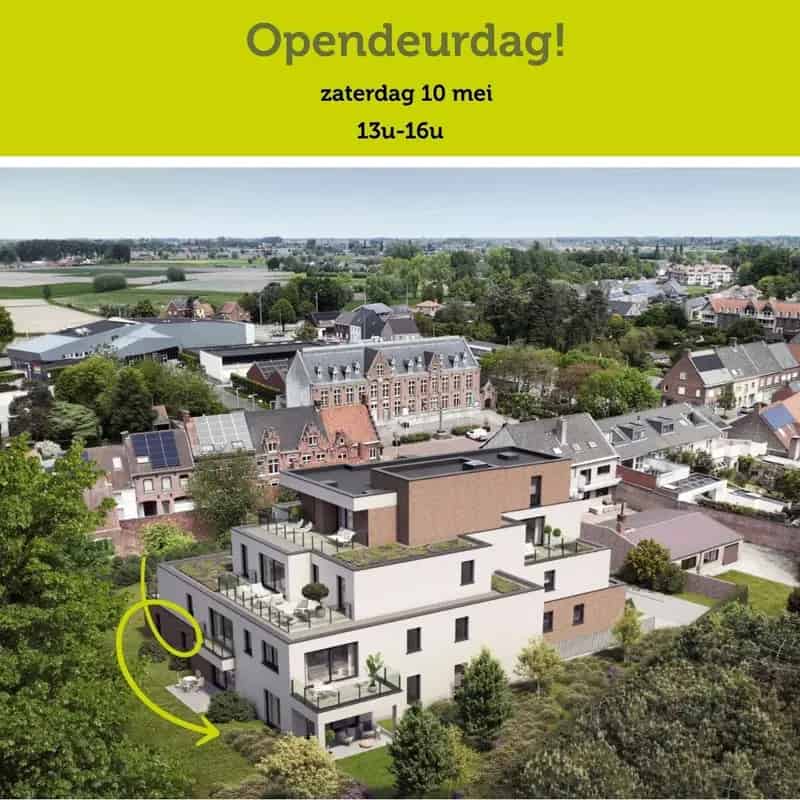 Huis te huur Beernem: Luxueus appartement 112m² met tuin 150m²