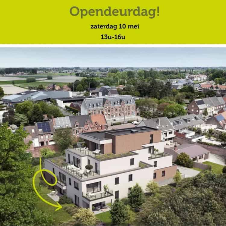 Huis te huur Beernem: Luxueus appartement 112m² met tuin 150m²