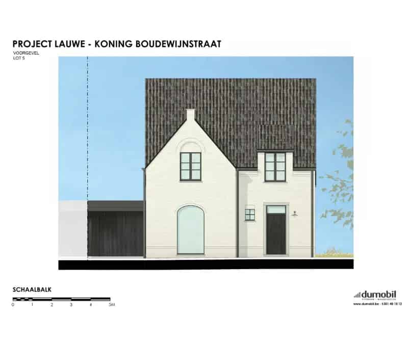 Nieuwbouw Huis te Huur Lauwe 3 slaapkamers Zuidoost tuin