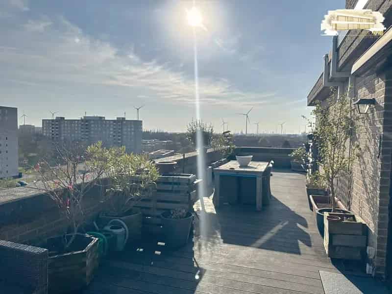 Dakappartement te huur met ruim terras en nieuwe voorzieningen
