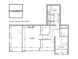 Handelspand te huur Doornik 140m²