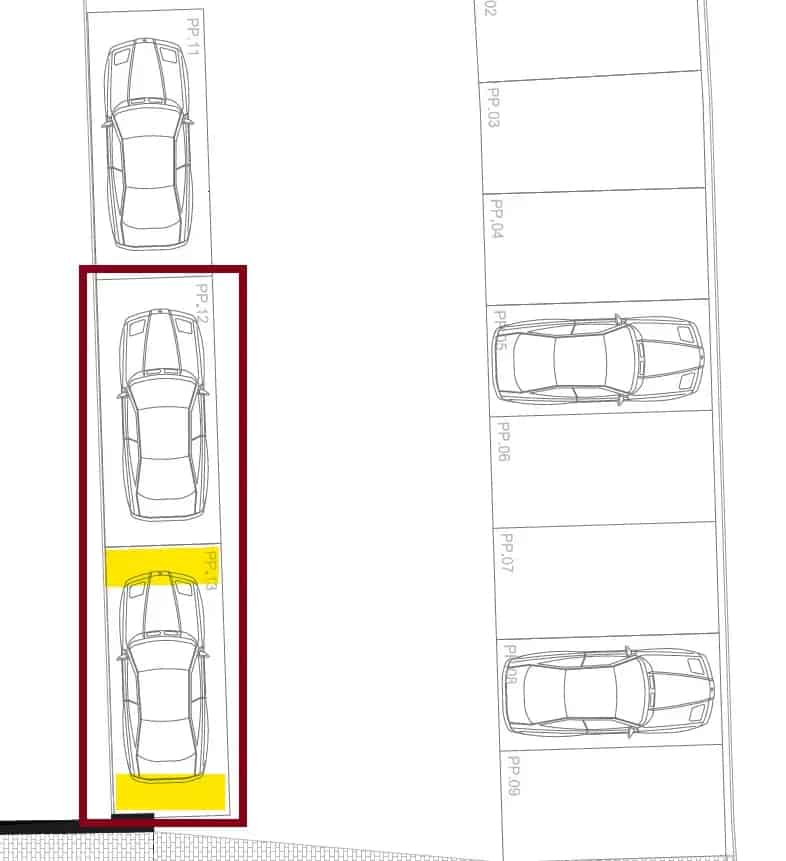 2 Buitenstaanplaatsen te Huur Wieze Groeneweg