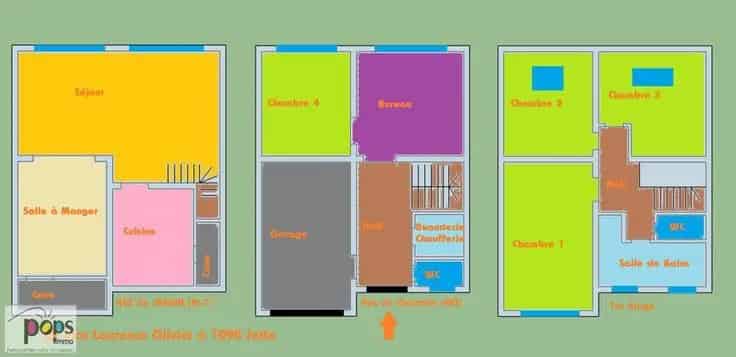 Huis Te Koop Jardins De Jette 4 slaapkamers Garage Tuin