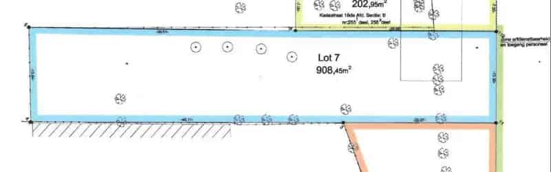 Bouwgrond Sint-Amandsberg 904m² Halfopen Bebouwing