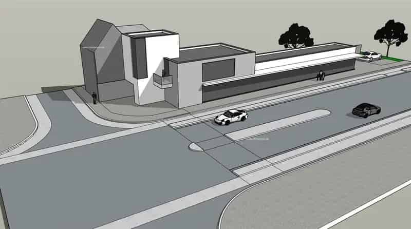 Bouwgrond Vichte Centrum 494m²  Commercieel Appartement