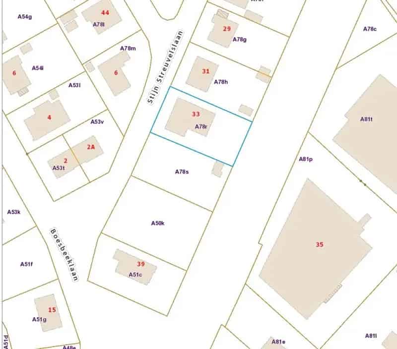 Bouwgrond Residentiële Buurt Uitstekende Bereikbaarheid