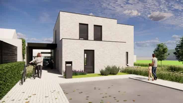 Nieuwbouw Huis Knesselare  Energiezuinig  Open Bebouwing