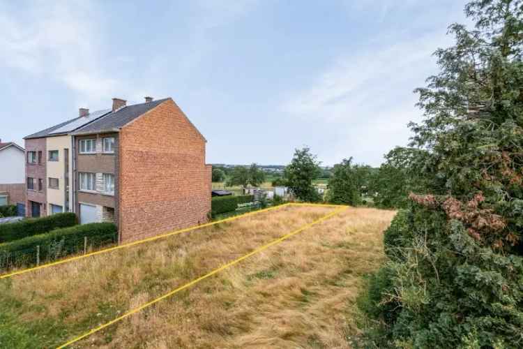 Bouwgrond te koop in Halle met zicht op groene omgeving