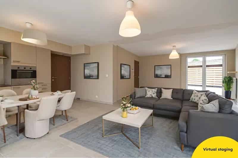 Appartement te huur Gistel 2 slaapkamers groot terras