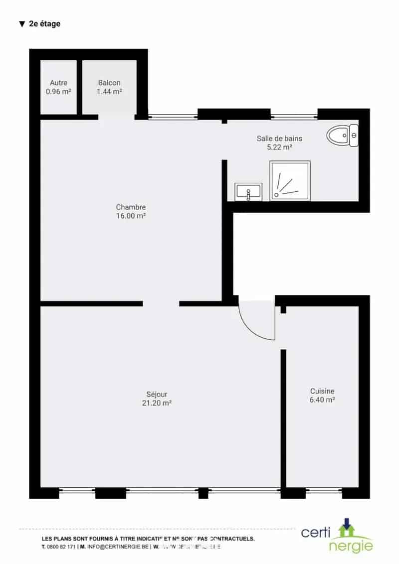 Appartement te koop 2de verdieping Guillaume Kennisstraat