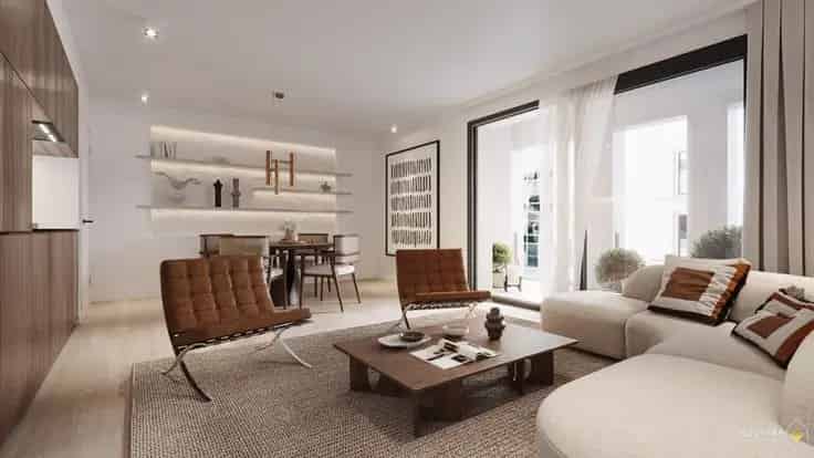Appartement Te Koop Brussel Centrum 69m² 1 slaapkamer Tuin