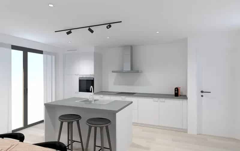Nieuwbouwappartement Iddergem 101m2 2 slaapkamers Terras