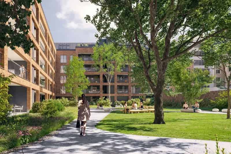 Nieuwbouw Kantoorruimte Gent 136m2  Hoge Plafonds  Parktuin