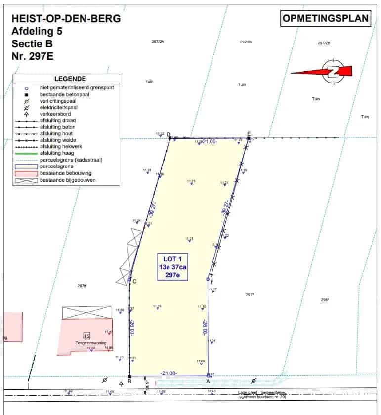 Bouwgrond 1337m² Heist-op-den-Berg Wiekevorst