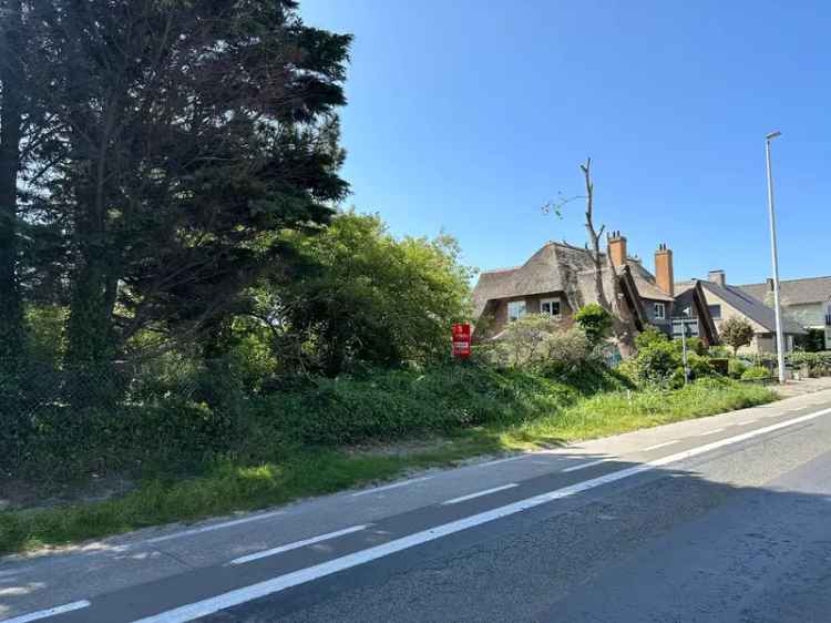 Bouwgrond te koop in Koksijde met uitstekende ligging nabij strand