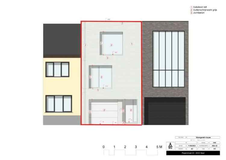 NIEUWBOUW BEN-NEUTRALE STADSWONING met garage en tuin centrum Geel (6%BTW mits te voldoen aan de voorwaarden)