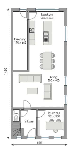 Huis te koop Melden: Verkaveling voor halfopen of gesloten bebouwing
