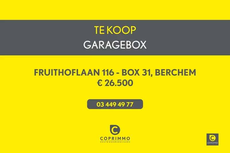 Garagebox Fruithoflaan Volledig Aanbod