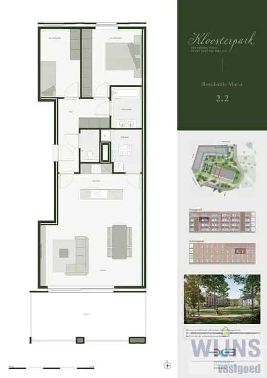 Appartement te Koop Berlaar 2 slaapkamers 91m² terras