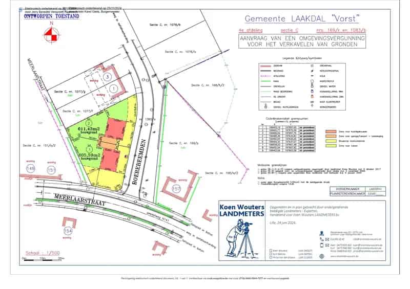 Bouwgrond Laakdal 606m² Rustige Buurt Vrijstaande Woning