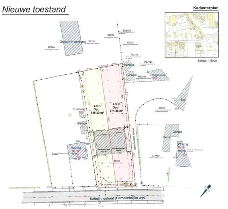 Bouwgrond Halfopen Bebouwing 971m²