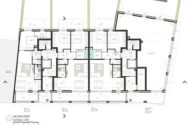 Grond Te Koop Voor Project Met 13 Appartementen