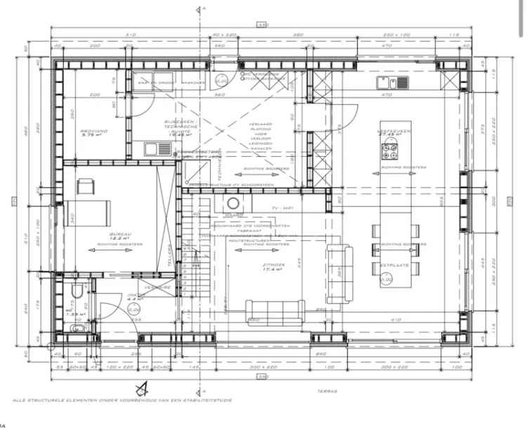 Grond te huur met bouwvergunning voor woning en loods