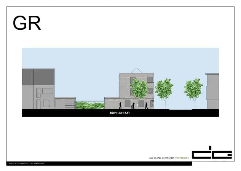 Bouwgrond 180m² Schelle Centrum - HOB of Tweewoonst