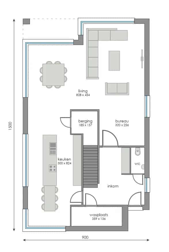 Bouwgrond te Koop Horebeke 576m²