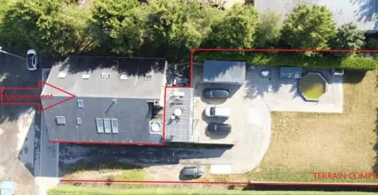 Penthouse te Koop Andenne: 4-5 slaapkamers, Tuin, Zwembad, Garage