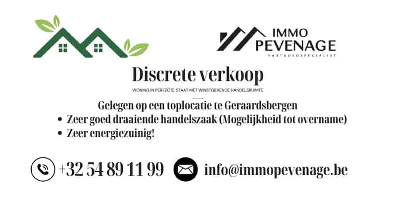 Handelspand met Privéwoning te Huur Toplocatie