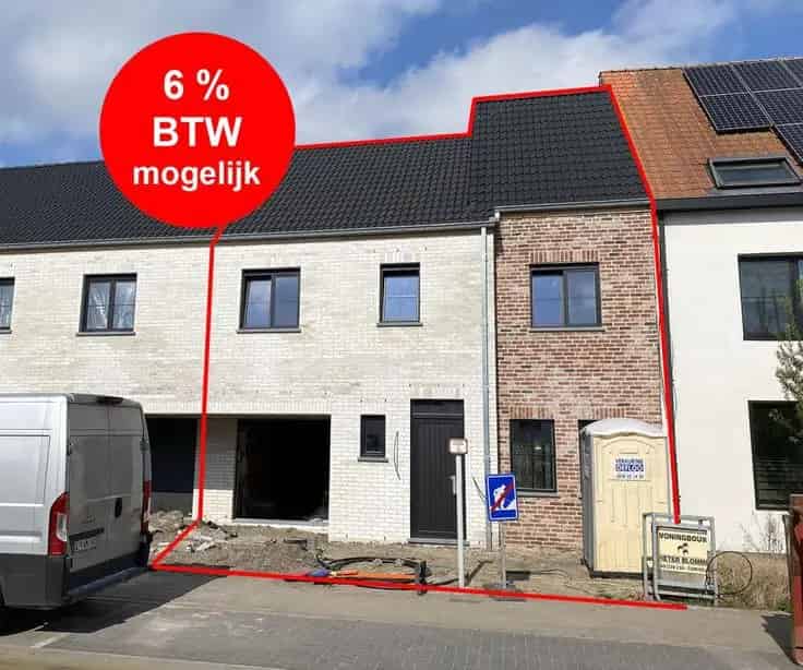 Nieuwbouwhuis 3-4 slaapkamers Garage Diepe Tuin Torhout