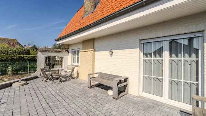 Villa te koop Westende 5 slaapkamers tuin terras strand