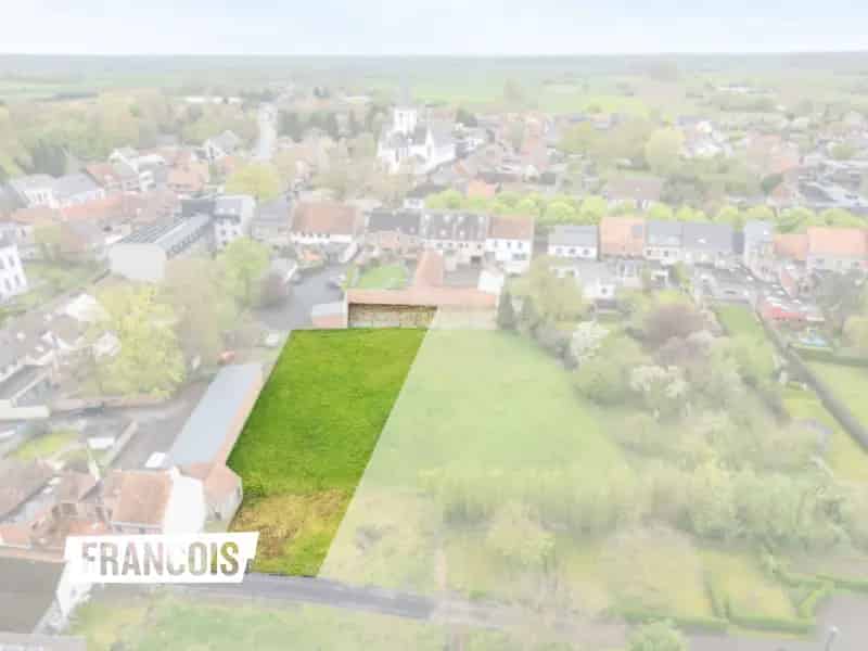 Bouwgrond Bassevelde 1500m²  Droomhuis Zuidgericht