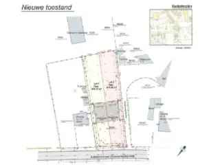 Bouwgrond te koop Erpe - 971m² - Halfopen Bebouwing