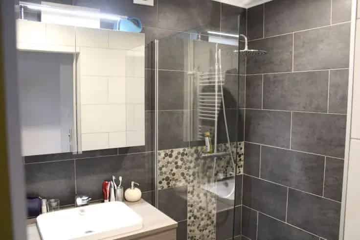 Appartement te koop L iege: gerenoveerd, 2 slaapkamers, balkon
