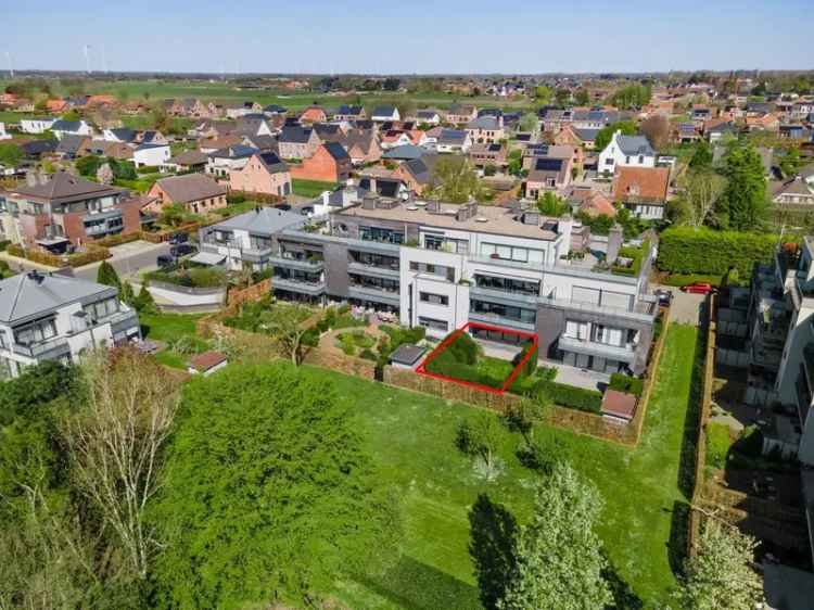Zeer ruim gelijkvloers appartement 2 slaapkamers tuin garage Hoogstraten