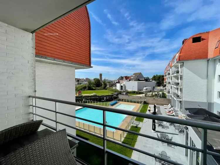 Appartement te koop Zeebrugge 2 slaapkamers zwembad wellness