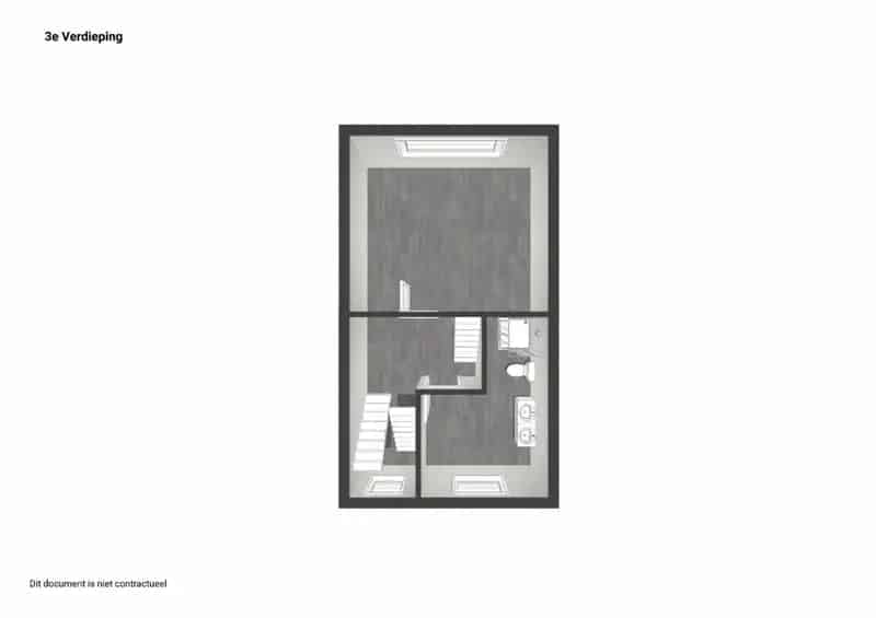 Duplex Appartement met Zolder te Koop