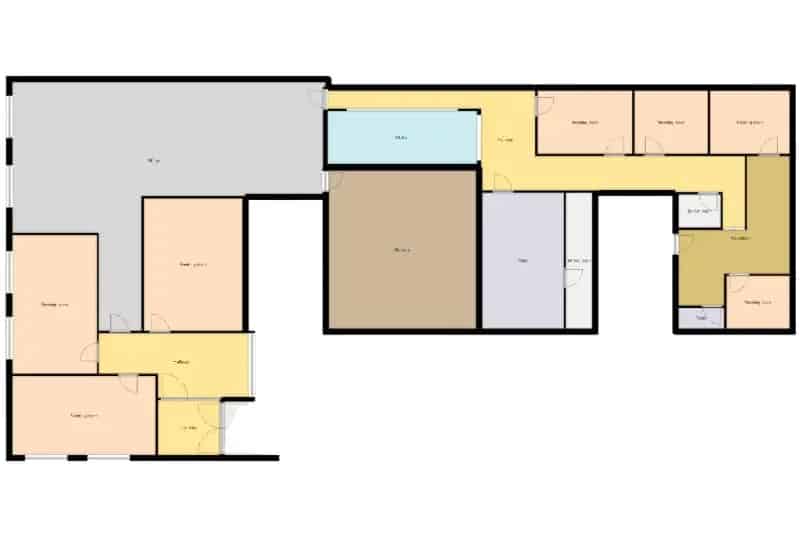 Kantoorruimte Roeselare 400m² Parking 12 wagens