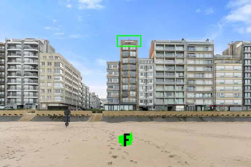 Penthouse appartement 2 slaapkamers Westende-Bad Zeezicht