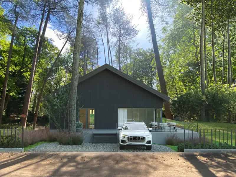 Bouwgrond Essen 2014m² - Rustig Gelegen - Chalet Mogelijk