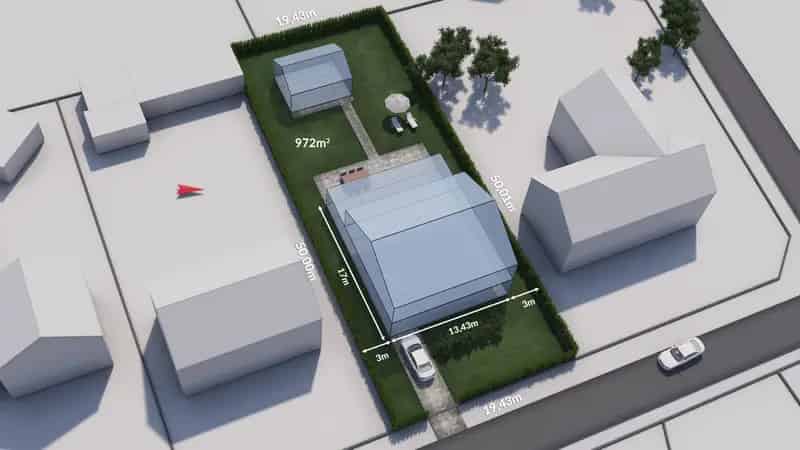 Bouwgrond 972m² Vrijstaande Woning Zuidwest Oriëntatie