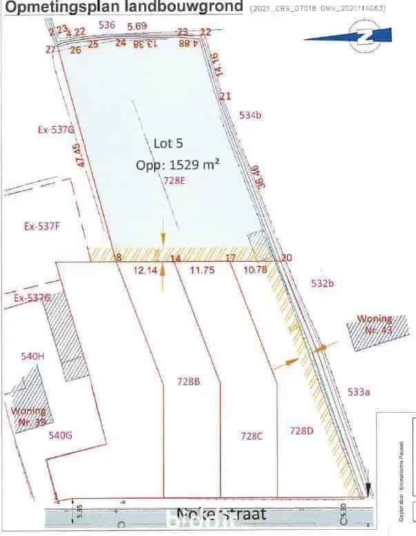 Landbouwgrond te Desteldonk 1529m²