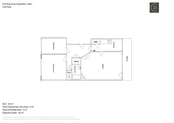 Appartement 2 slaapkamers Jette Terras 81m²