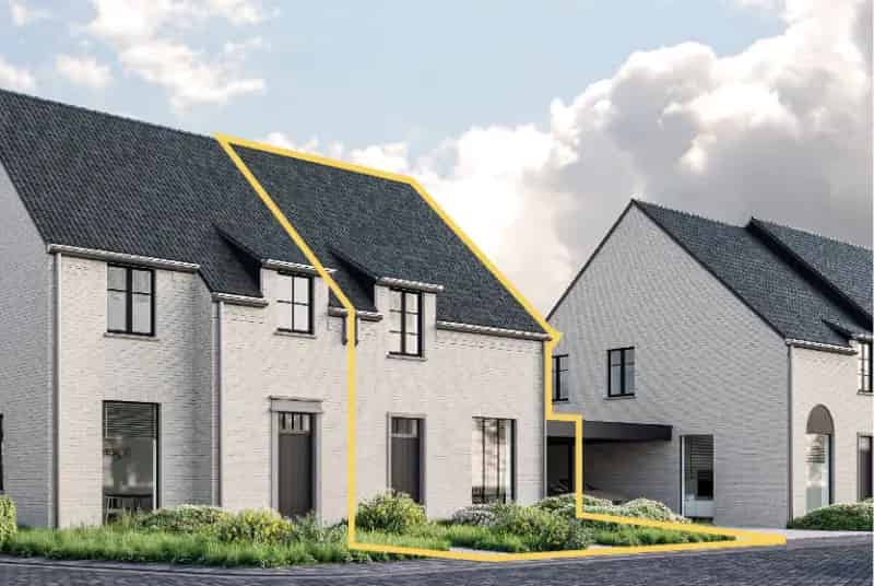 Nieuwbouw Halfopen Bebouwing Lauwe - 3 slaapkamers - E-peil 20